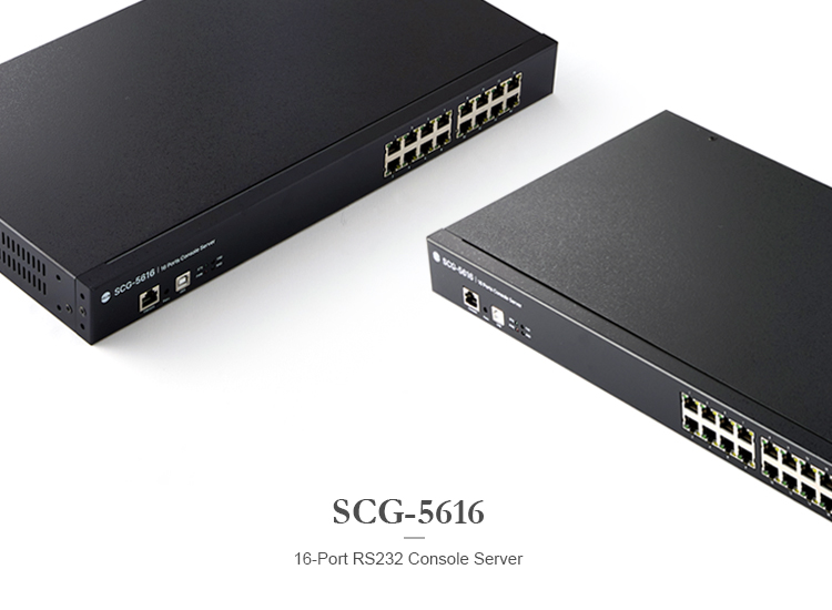 console server 16 ports rs232 scg 5616